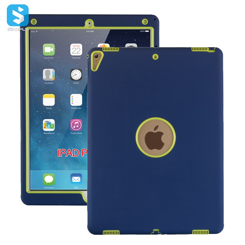 3 in 1 PC silicone case for iPad Pro 12.9 2017
